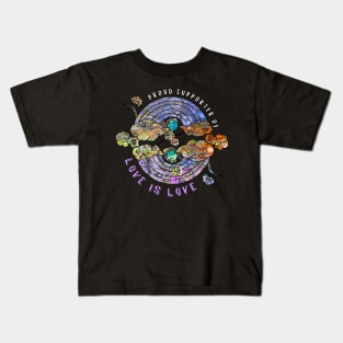 Proud Supporter of Love is Love Rainbows - Fusion Kids T-Shirt